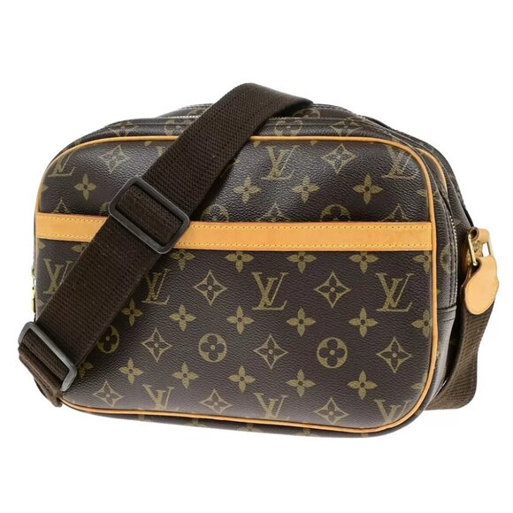 LOUIS VUITTON Reporter PM Crossbody Shoulder Bag Monogram Leather - Picture 1 of 16